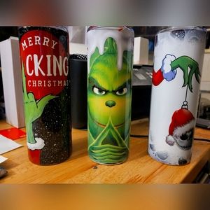 Grinch tumbler